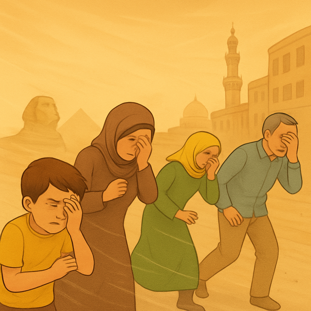 sandstorm in the street