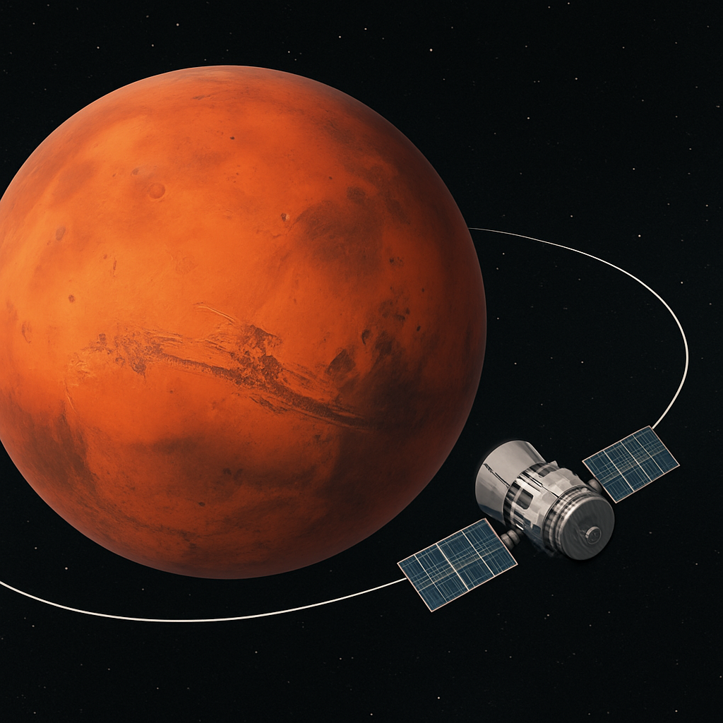 Mars flyby